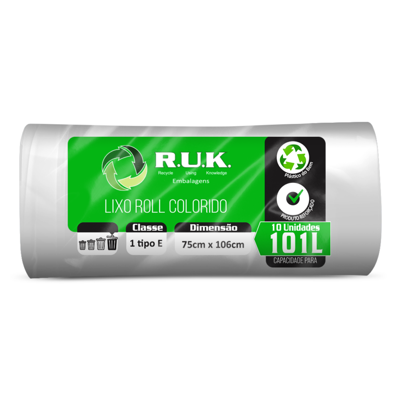 Saco de Lixo (Branco) - 101L