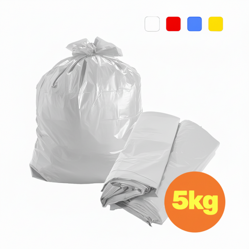 Saco de Lixo (Branco/Colorido) - c/ 5KG